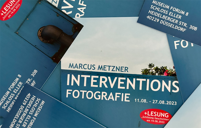 Ausstellung "Interventions" - Marcus Metzner - Fotografie - Museum Forum8, Düsseldorf